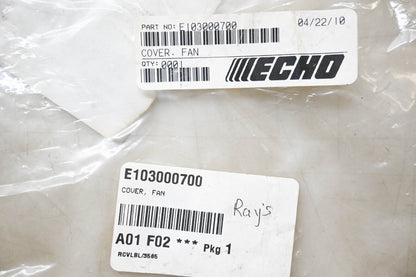 New OEM Echo E103000700 Fan Cover NOS