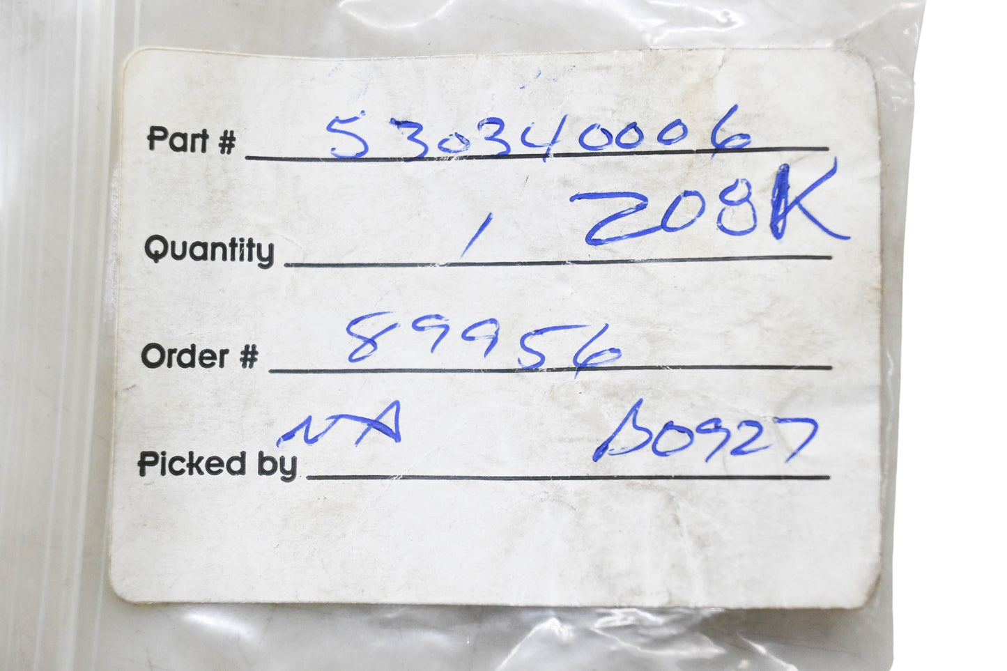 New OEM Husqvarna 530340006 Spring NOS