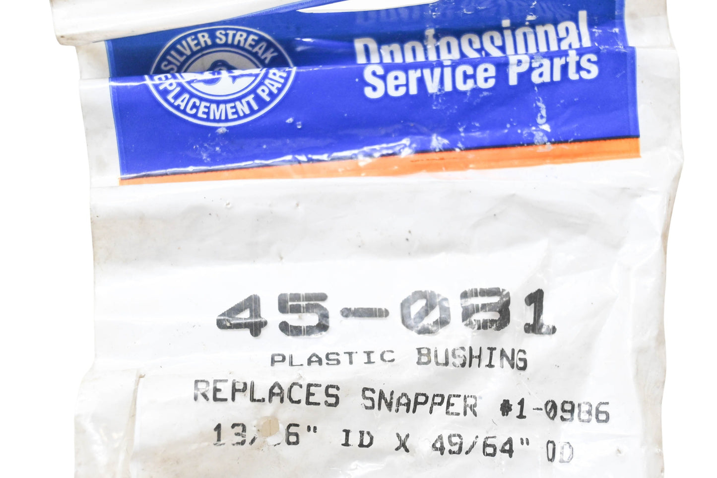 Silver Streak Replacement Parts 45-081, 1-0986 Plastic Bushing NOS