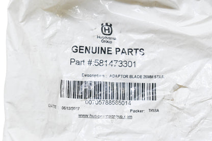New OEM Husqvarna 581473301 Blade Adapter NOS