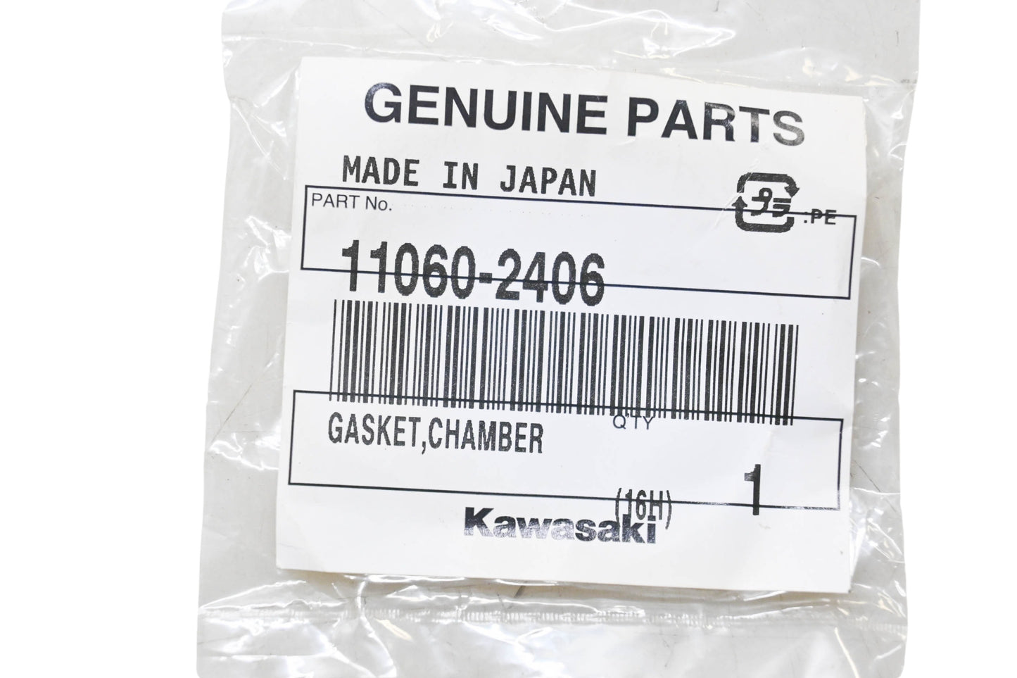 New OEM Kawasaki 11060-2406 Chamber Gasket NOS