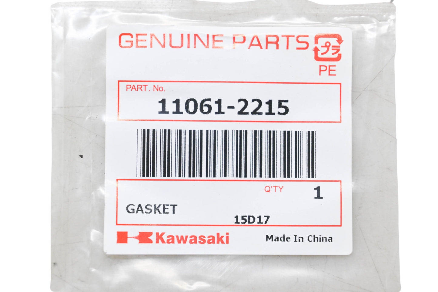 New OEM Kawasaki 11061-2215 Insulator Gasket NOS