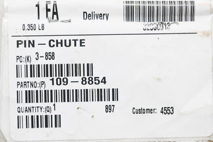 Toro 109-8854 Chute Pin NOS