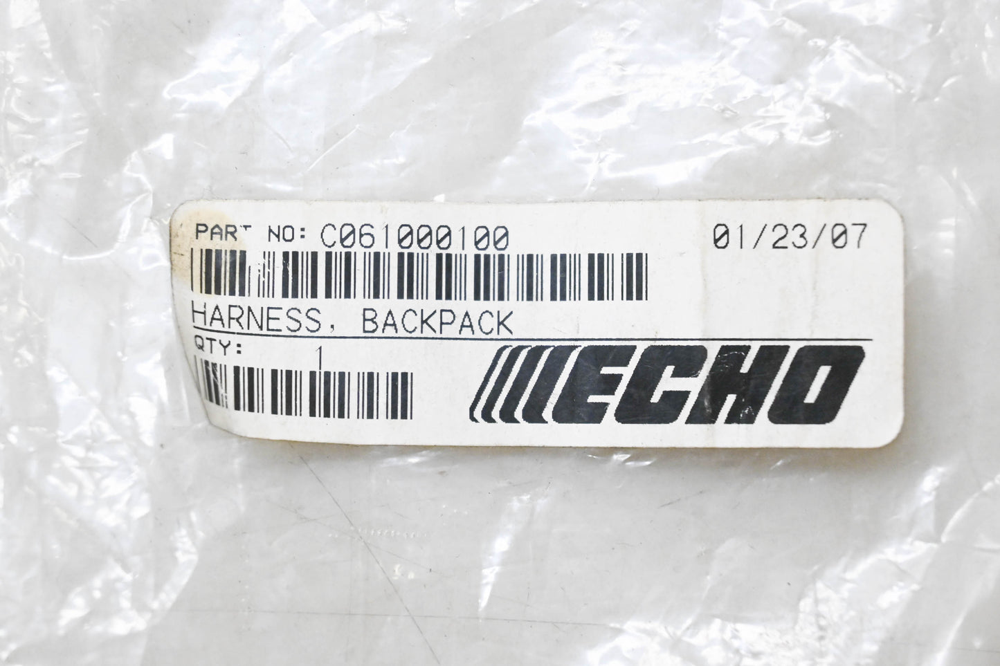 New OEM Echo C061000100 Harness NOS