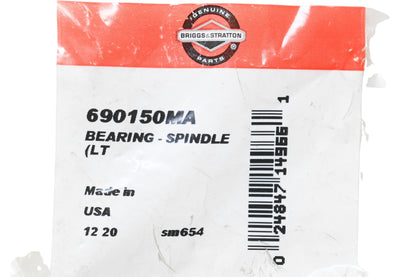 New OEM Briggs & Stratton 690150MA Spindle Bearing NOS