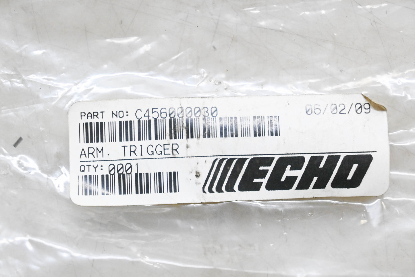 New OEM Echo C456000030 Trigger Arm NOS