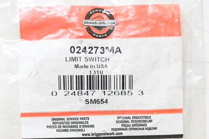 New OEM Briggs & Stratton 024273MA Limit Switch NOS