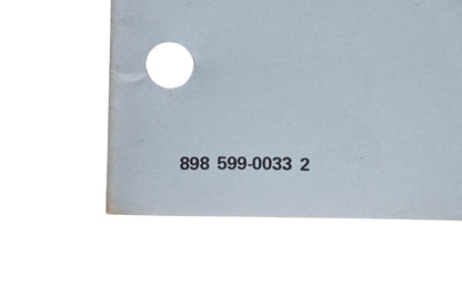 Kioritz Corporation 898 599-0033 2 Echo Chain Saw Parts Catalog CS-60S