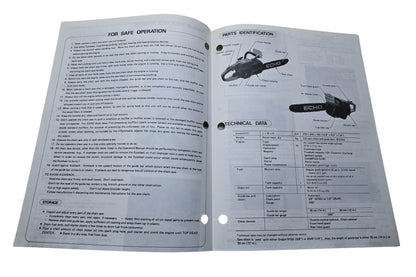 Kioritz Corporation 898 560-1533 0 Operator's Manual Echo Chain Saw CS-290EVL