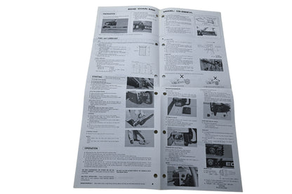 Kioritz Corporation 898 560-1533 0 Operator's Manual Echo Chain Saw CS-290EVL