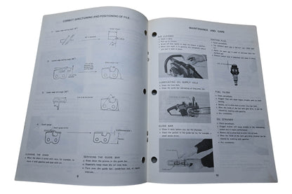 Kioritz Corporation 898 571-03931 Echo Chain Saw Operator's Manual CS-302