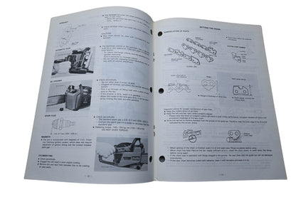 Kioritz Corporation 898 561-1513 1 Echo Chain Saw Operator's Manual CS-330EVL