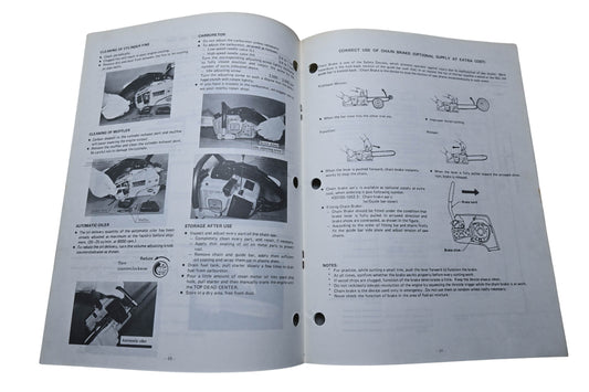 Kioritz Corporation 898 571-1053 1 Echo Chain Saw Operator's Manual CS-351VL
