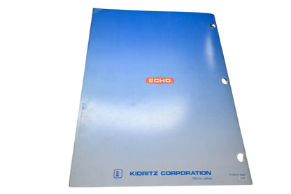 Kioritz Corporation 401-14 Echo Twin-Cylinder Chain Saw Service Manual CST-610EVL