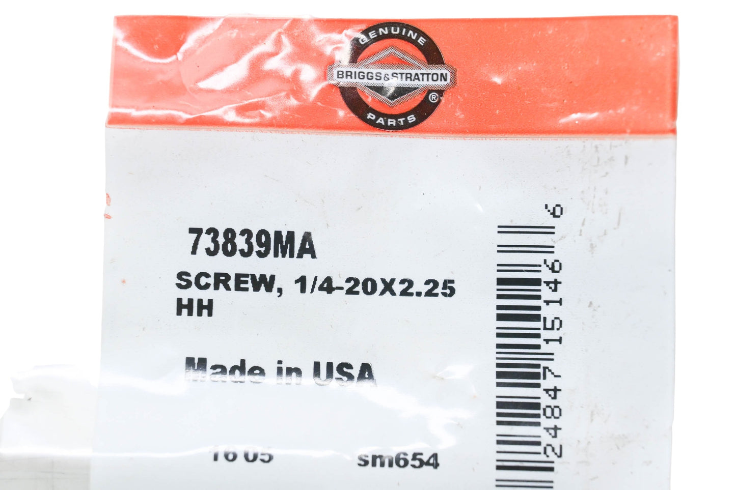 New OEM Briggs & Stratton 73839MA Screw NOS