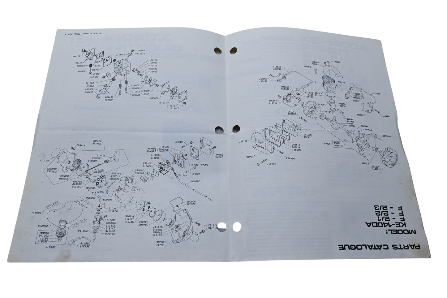 Kioritz Corporation 898 571-0522 1 Kioritz Air Cooled Two Stroke Engine Operator's Manual