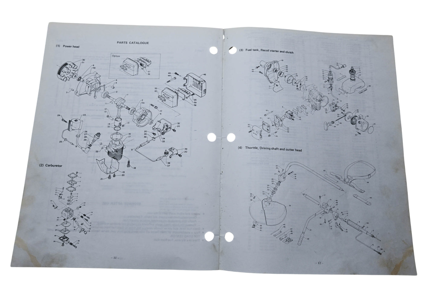 Kioritz Corporation 898 561-0733 1 Echo Weed & Grass Trimmer Operator's Manual SRM-140DA