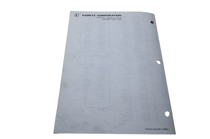 Kioritz Corporation 898 561-0733 1 Echo Weed & Grass Trimmer Operator's Manual SRM-140DA