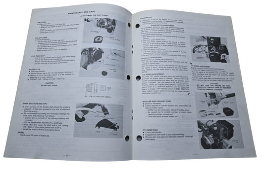 Kioritz Corporation 898 561-0963 0 Echo Operator's Manual Weed & Grass Trimmer GT-140B GT-200A