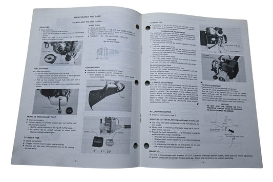 Kioritz Corporation 898 561-2033 1 Echo Operator's Manual Trimmer Brush Cutter SRM-200AE
