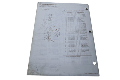 Kioritz Corporation 898 561-2433 0 Echo Operator's Manual Trimmer Brush Cutter SRM-200BE