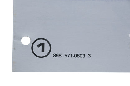 Kioritz Corporation 898 571-0803 3 Echo Weed & Grass Trimmer Operator's Manual SRM-200DB