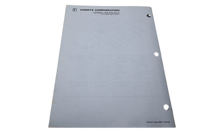 Kioritz Corporation 898 571-0523 3 Kiortiz Power Scythe Operator's Manual SRM-202DA
