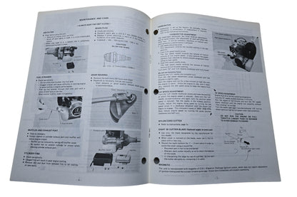 Kioritz Corporation 898 561-0913 1 Echo Operator's Manual Trimmer Brush Cutter SRM-300E