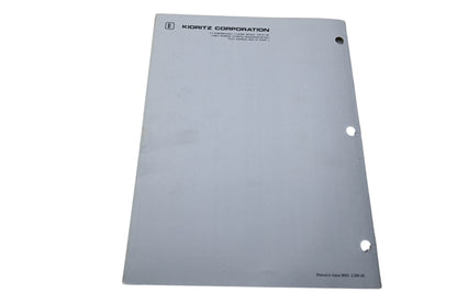 Kioritz Corporation 898 571-0493 5 Kioritz Power Scythe Operator's Manual SRM-302ADX