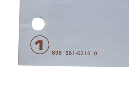 Kioritz Corporation 898 561-0216 0 Echo Operator's Manual Hedge Trimmer HC-160