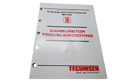 OEM Tecumseh 695907 Training & Informational Series Carburetor Troubleshooting