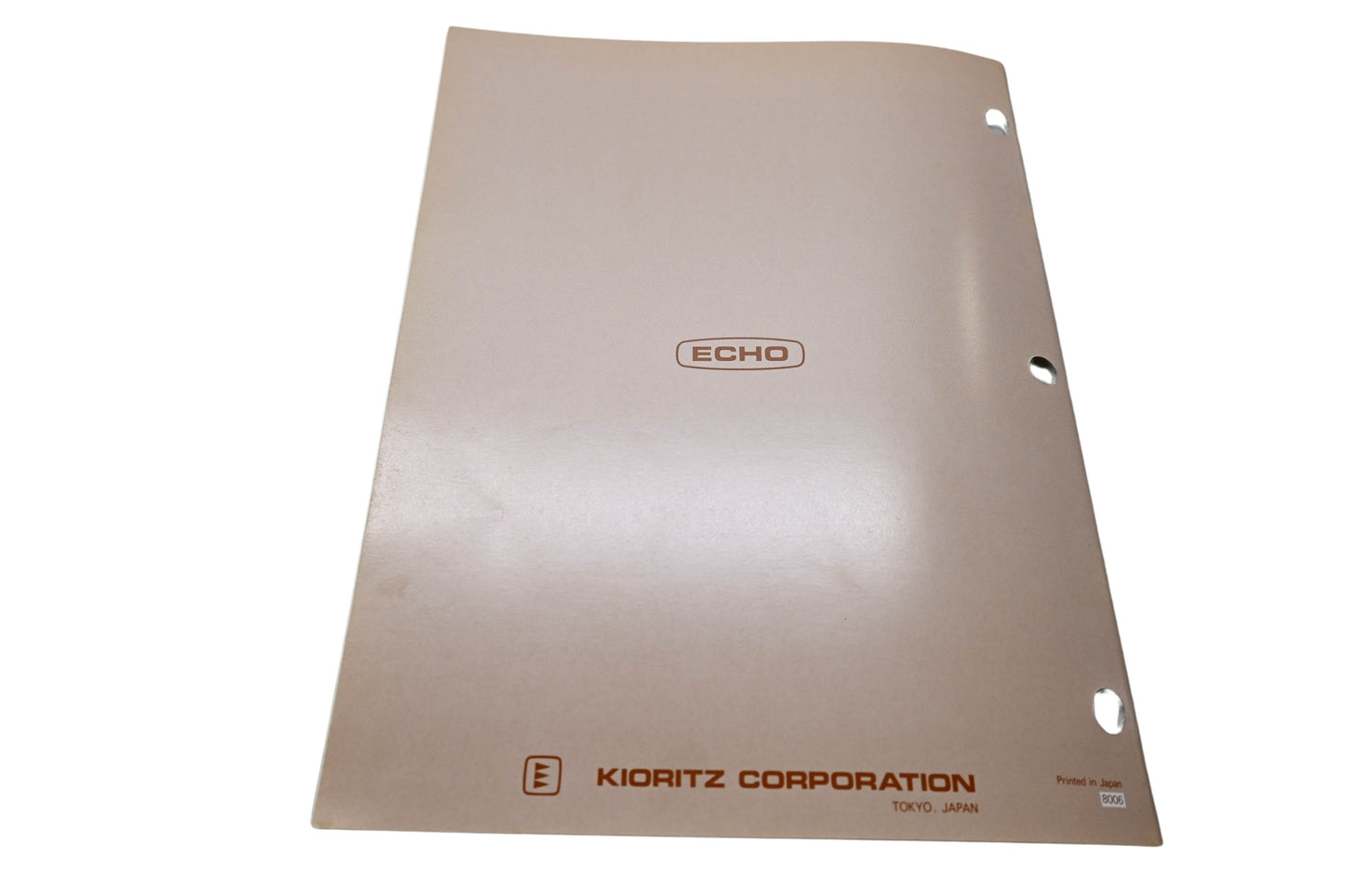 Kioritz Corporation 401-07 Echo Chain Saw Service Manual CS-280E
