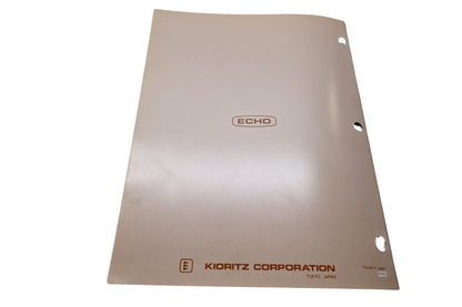 Kioritz Corporation 401-07 Echo Chain Saw Service Manual CS-280E