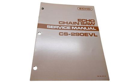 Kioritz Corporation 401-10 Echo Chain Saw Service Manual CS-290EVL