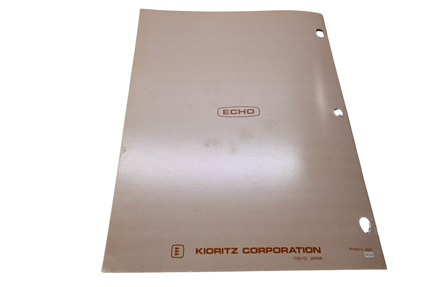 Kioritz Corporation 401-05 Echo Chain Saw Service Manual CS-315