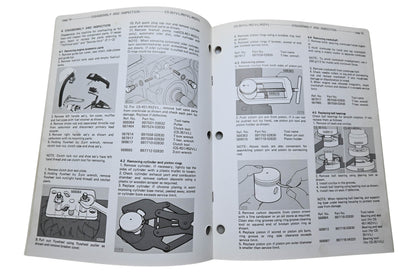 Kioritz Corporation 401-03 Echo Chain Saw Service Manual CS-351VL CS-451VL CS-452VL