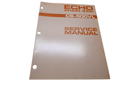 Kioritz Corporation 401-01 Echo Chain Saw CS-500VL Service Manual