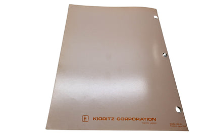 Kioritz Corporation 401-01 Echo Chain Saw CS-500VL Service Manual