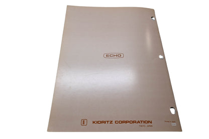 Kioritz Corporation 401-06 Echo Chain Saws Service Manual CS-400EVL CS-500EVL CS-650EVL