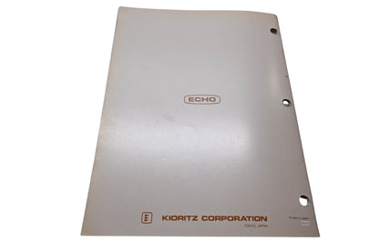 Kioritz Corporation 402-10 Echo Hedge Trimmers Service Manual HC-160 HC-200AE