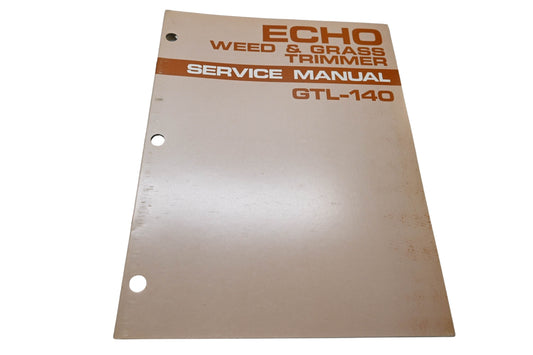 Kioritz Corporation 402-02 Echo Weed & Grass Trimmer Service Manual GTL-140