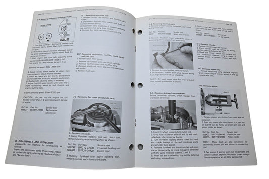 Kioritz Corporation 402-02 Echo Weed & Grass Trimmer Service Manual GTL-140