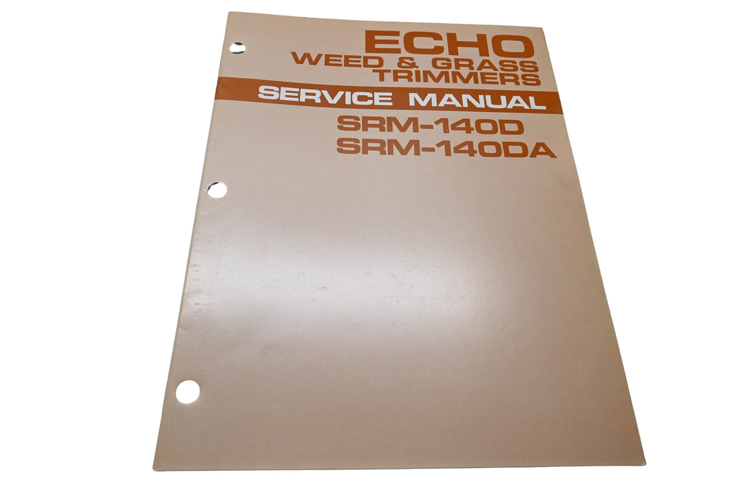 Kioritz Corporation 402-01 Echo Weed & Grass Trimmers Service Manual SRM-140D SRM-140DA