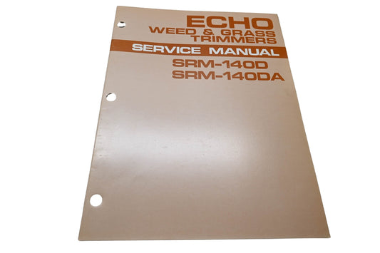 Kioritz Corporation 402-01 Echo Weed & Grass Trimmers Service Manual SRM-140D SRM-140DA