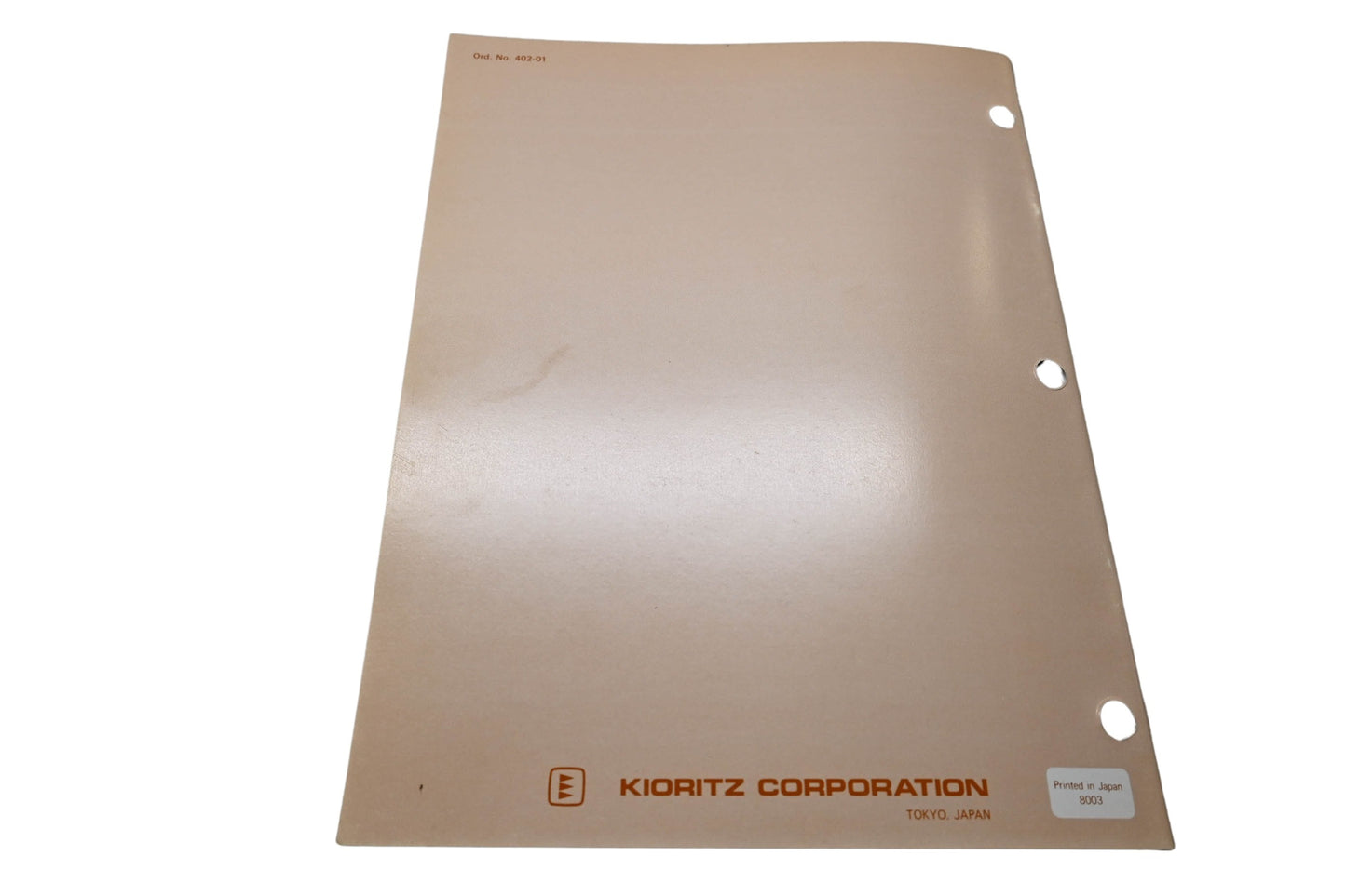 Kioritz Corporation 402-01 Echo Weed & Grass Trimmers Service Manual SRM-140D SRM-140DA