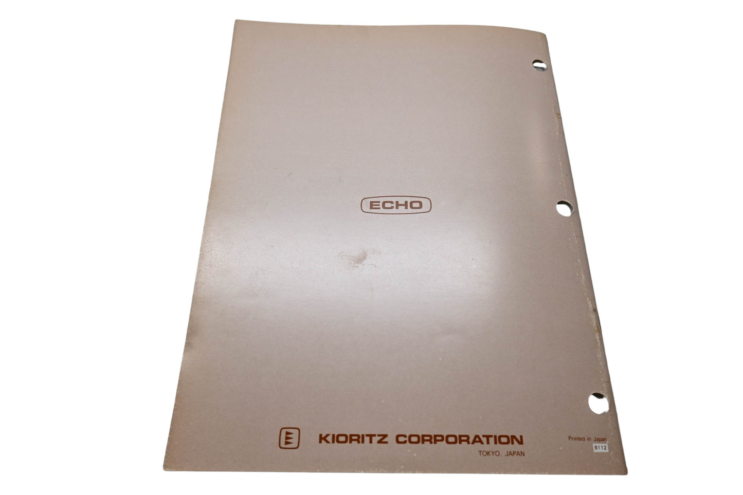 Kioritz Corporation 402-09 Echo Weed & Grass Trimmers Service Manual GT-140A GT-140B GT-160 GT-200 GT-200A