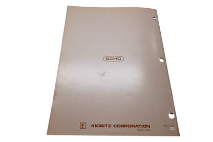 Kioritz Corporation 402-09 Echo Weed & Grass Trimmers Service Manual GT-140A GT-140B GT-160 GT-200 GT-200A