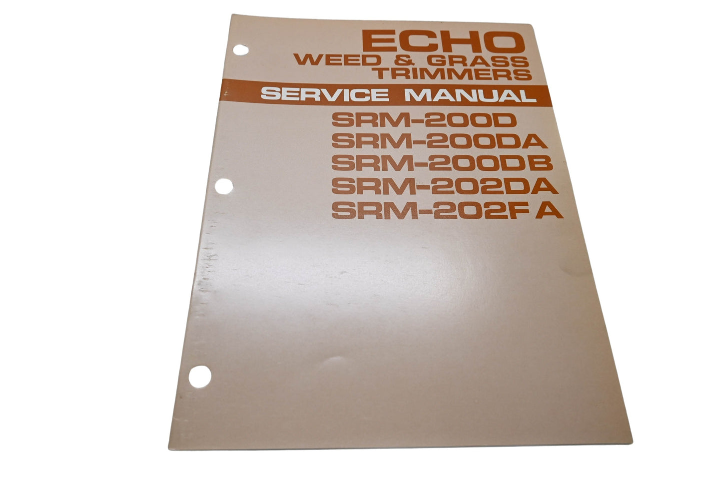 Kioritz Corporation 402-03 Echo Weed & Grass Trimmers Service Manual SRM-200D SRM-200DA SRM-200DB SRM-202DA SRM-202FA