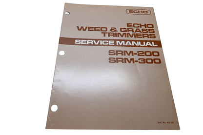 Kioritz Corporation 402-05 Echo Weed & Grass Trimmers Service Manual SRM-200 SRM-300
