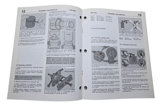Kioritz Corporation 402-07 Echo Trimmer Brush Cutter Service Manual SRM-200AE
